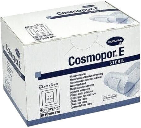 Hartmann Cosmopor E Steril 7.2x5cm Γάζα Αποστειρωμένη 50τμχ