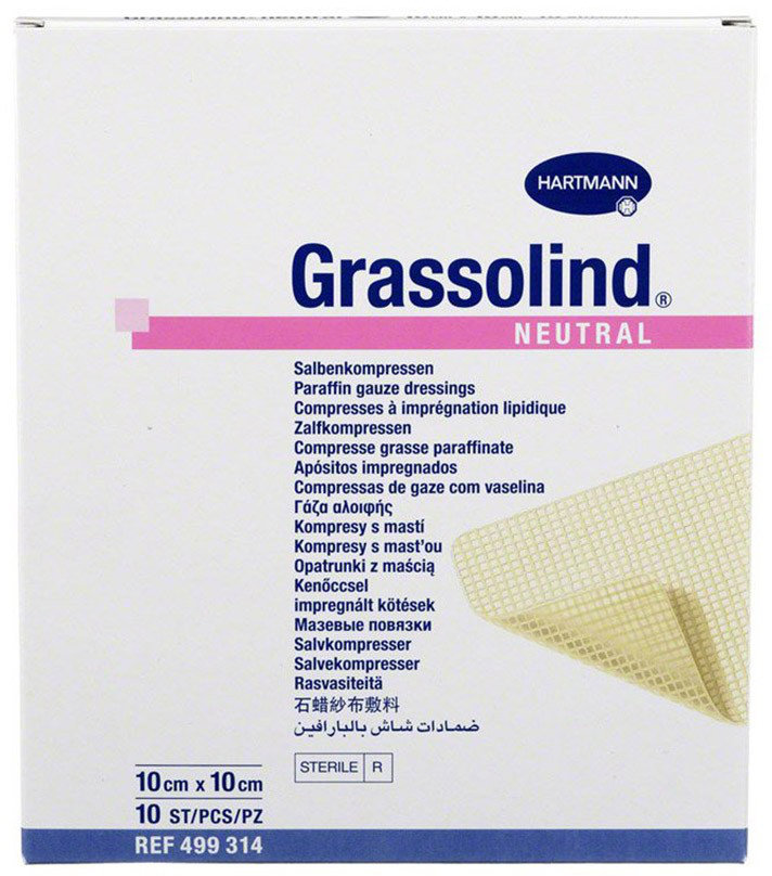 Hartmann Grassolind Neutral 10x10cm 10τμχ
