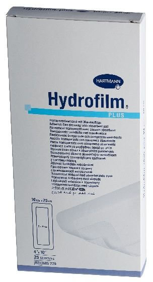 Hartmann Hydrofilm Plus Adhesive Film Dressing 10x25cm 25τμχ