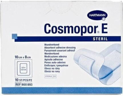 Hartmann Cosmopor E Steril 10cmx8cm 10τμχ