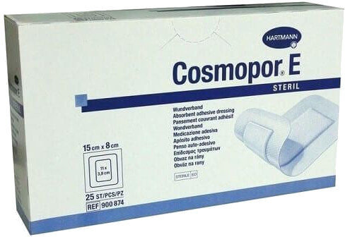 Hartmann Cosmopor E Steril 8cmx15cm 25τμχ