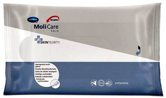 Hartmann MoliCare Skin Impregnated Wash Gloves 8τμχ