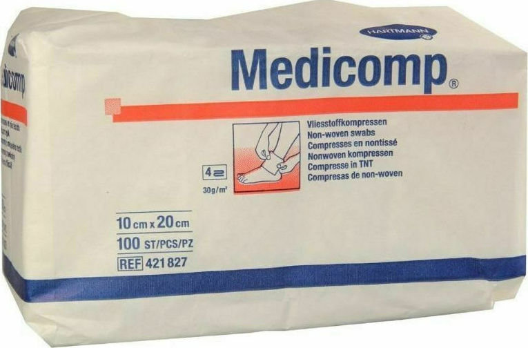 Hartmann Medicomp Μη Αποστειρωμένες Γάζες 10x20cm 100τμχ
