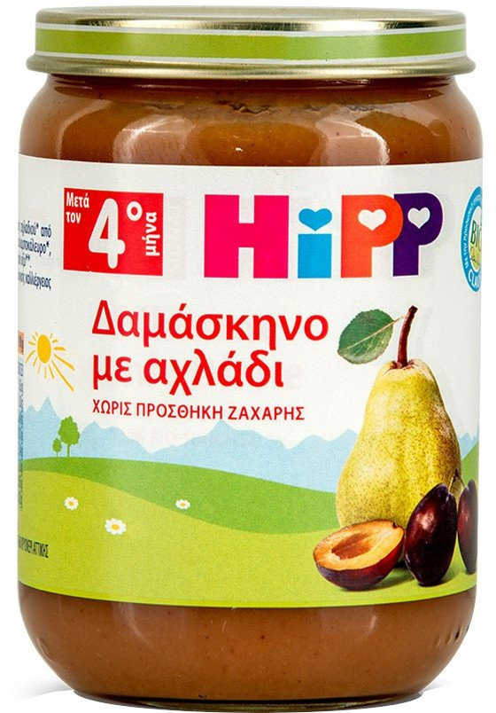 Hipp Fruchtbrei Pflaume mit Birne 4m+ 190gr