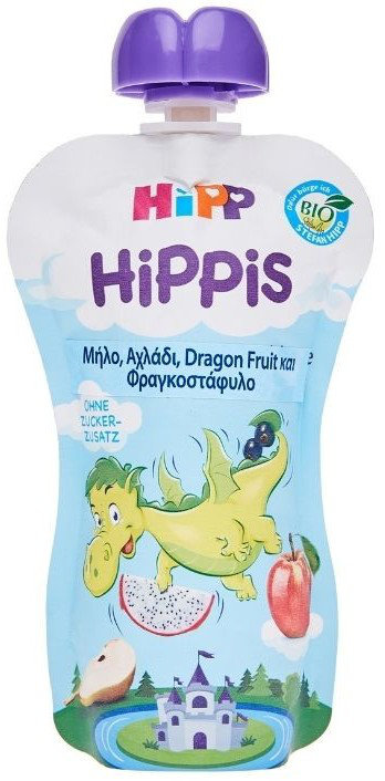Hipp Hippis Drachenfrucht Johannisbeere in Apfel Birne 100gr