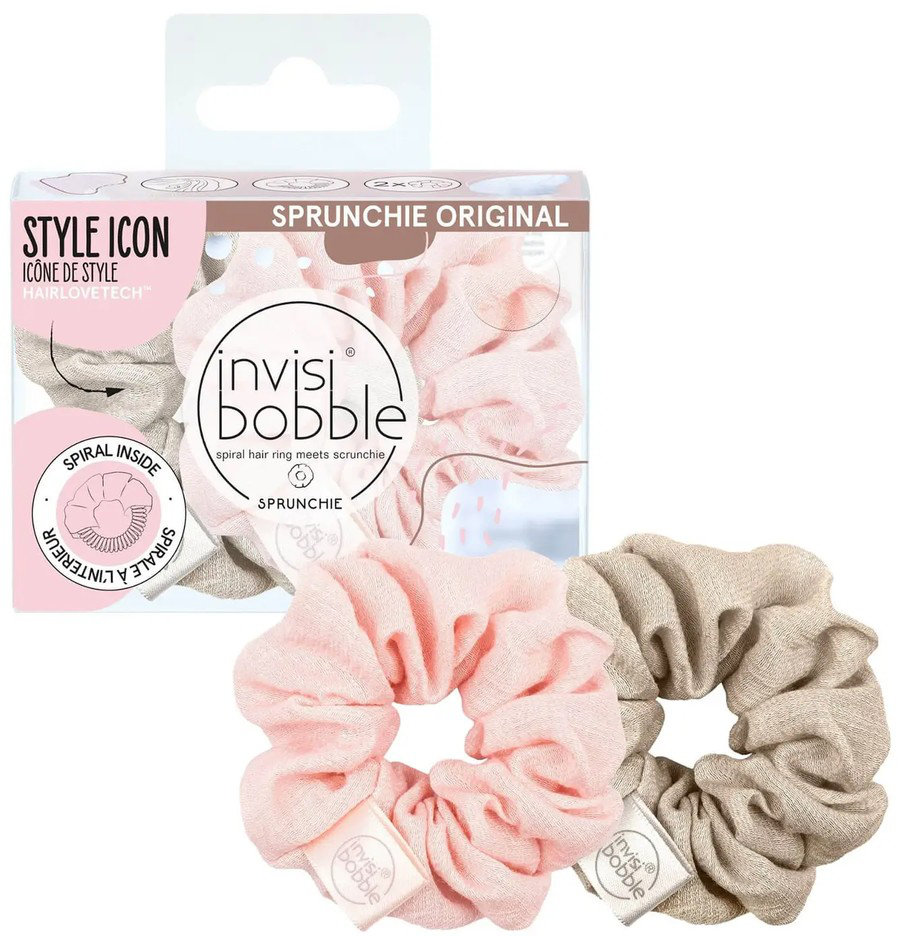 Invisibobble Sprunchie Duo Nordic Breeze Go With Floe 2τμχ