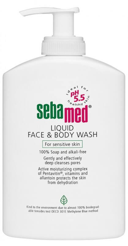 Sebamed Liquid Face & Body Wash 1000ml