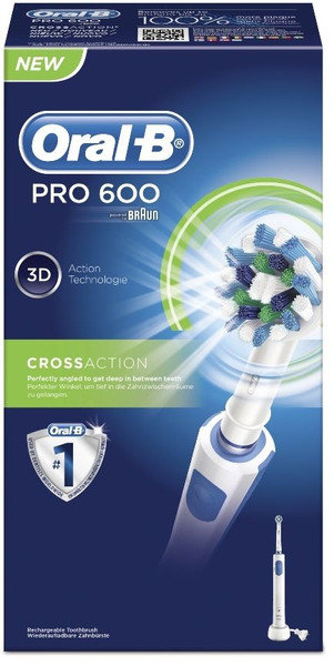 Oral B PRO 600 Braun Cross Action 3D Toothbrush 1τμχ