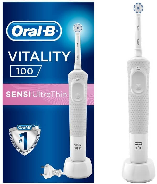 Oral B Vitality 100 Sensi Ultra Thin Grey Toothbrush 1τμχ