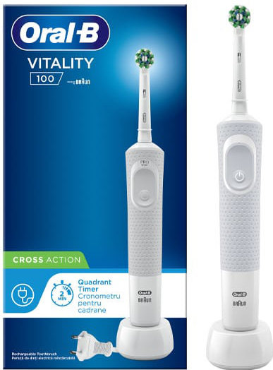 Oral-B Vitality 100 Cross Action White 1τμχ