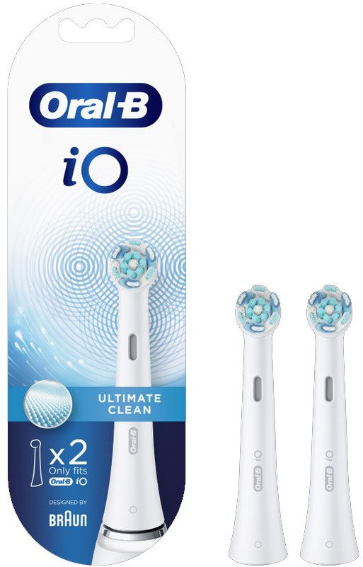 Oral B iO Ultimate Clean White Κεφαλές Βουρτσίσματος 2τμχ