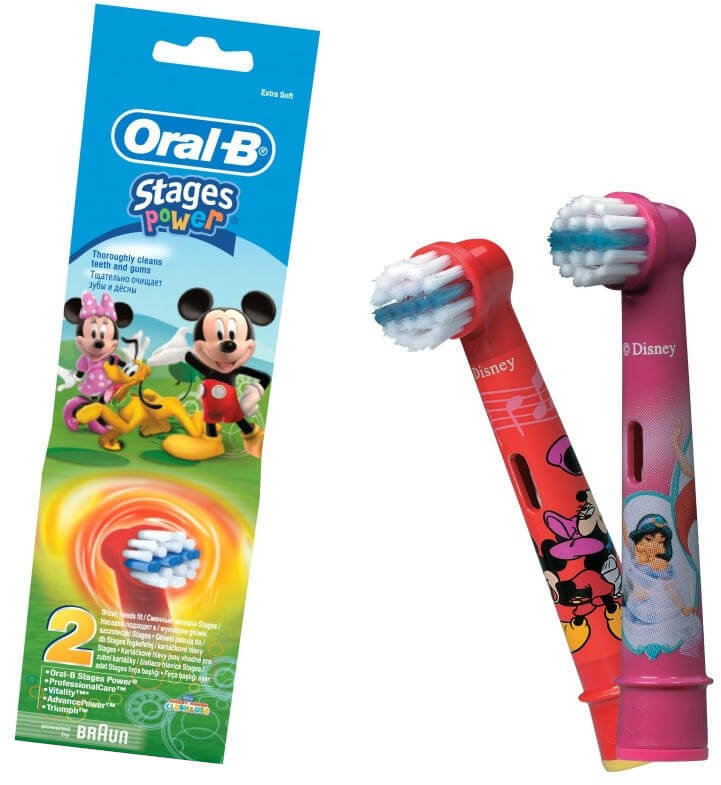 Oral-B Stages Power Replacement Brush Heads Mickey 2τμχ