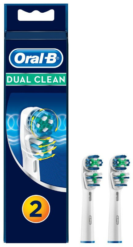 Oral B Dual Clean Toothbrush Heads 2τμχ