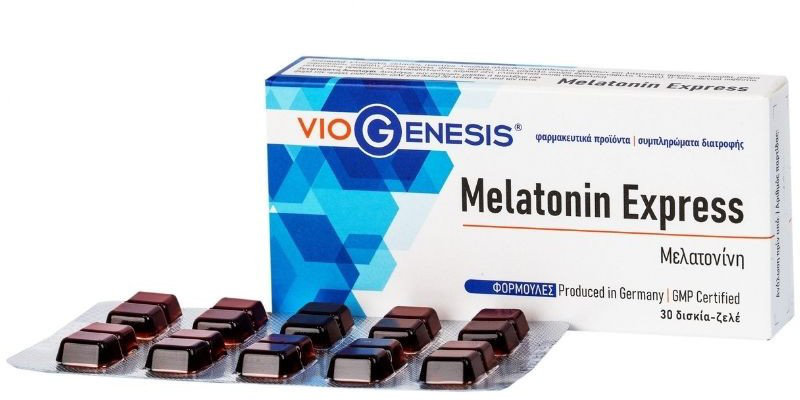 Viogenesis Melatonin Express 30geltabs