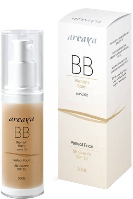 Arcaya BB Cream Sand 02 SPF15 Perfect Face 30ml