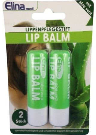 Elina Med Lip Balm with Aloe Vera 2τμχ