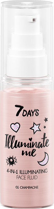 7DAYS Rose Girl Illuminating Face Fluid 4in1 50ml