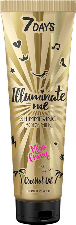 7DAYS Miss Crazy Shimmering Body Milk 150ml