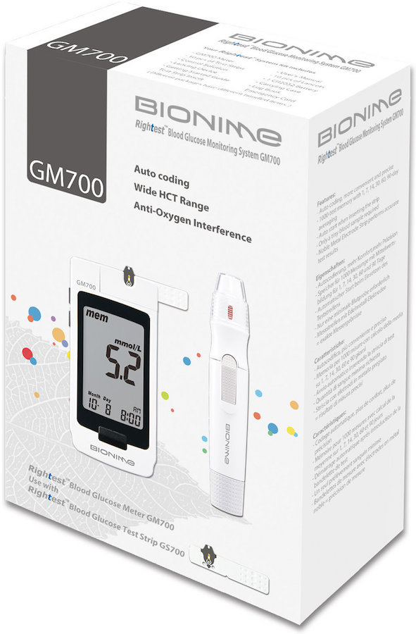 Bionime GM700 Meter 1τμχ Bionime GM700 Meter 1τμχ