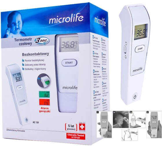 Microlife NC 150 Non Contact Forehead Thermometer 1τμχ