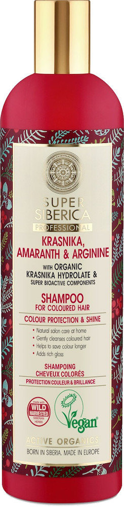 Natura Siberica Krasnika Amaranth & Arginine Shampoo 400ml