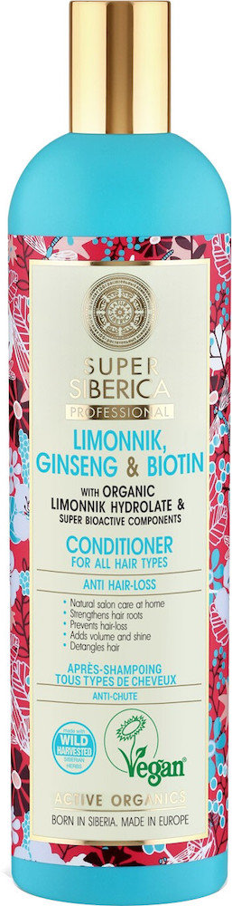 Natura Siberica Limonnik Ginseng & Biotin Conditioner 400ml