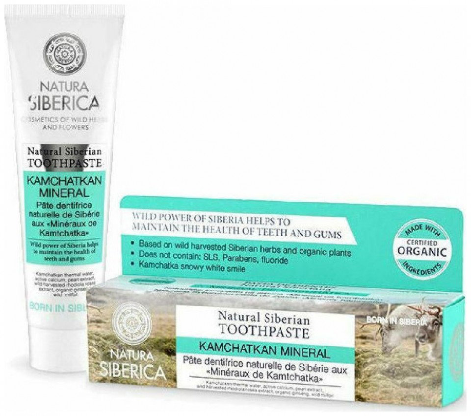 Natural Siberian Toothpaste «Kamchatkan mineral» 100gr