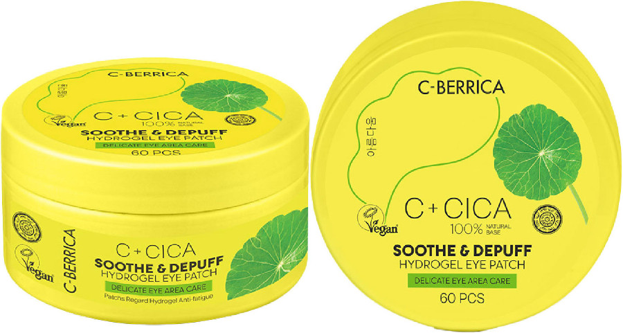 C+Cica C-Berrica Soothe & Depuff Hydrogel Eye Patch 60τμχ