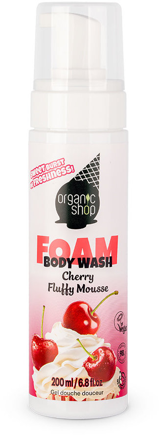 Organic Shop Ogs Ice Cherry Mousse Shower Gel 200ml