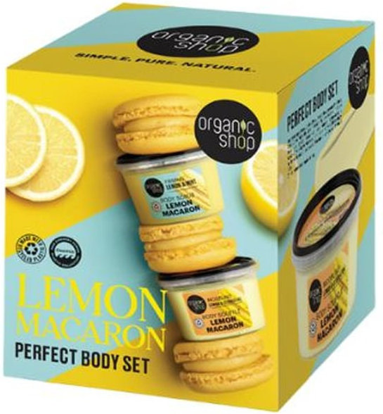 Organic Shop Σετ Σώματος Lemon Macaron Fusion