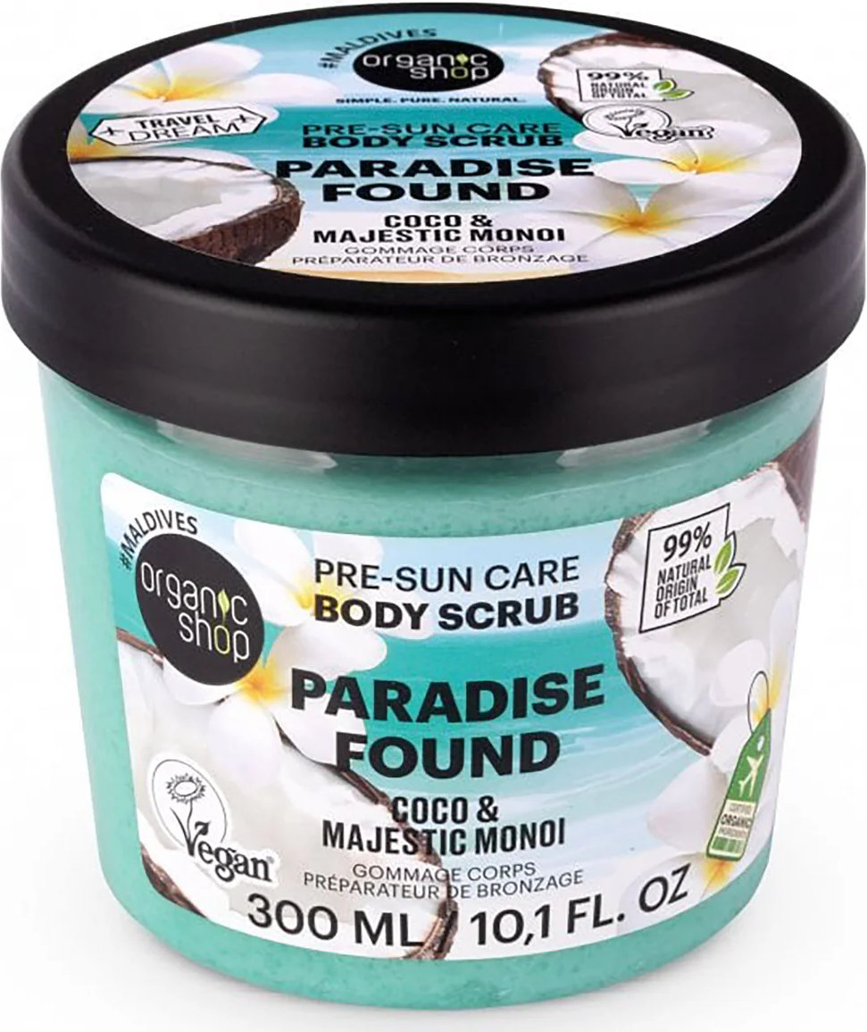 Organic Shop Paradise Found Body Scrub 300ml