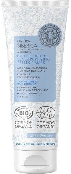 Natura Siberica Black Puryfing Peeling Mask Combination 75ml
