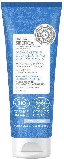 Natura Siberica Deep Cleansing Black Face Mask Oily 75ml