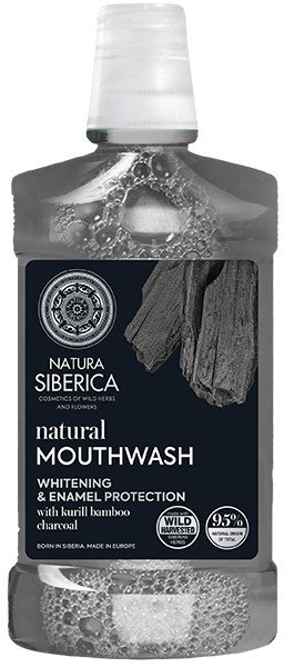 Natura Siberica Natural Mouthwash Bamboo Charcoal 520ml