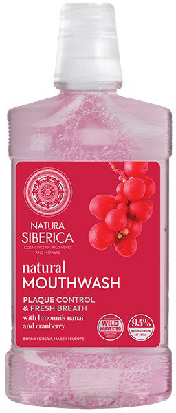 Natura Siberica Natural Mouthwash Cranberry 520ml