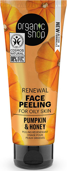 Organic ShopRenewal FacePeeling Oily Skin Pumpkin Honey 75ml