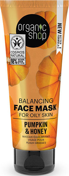 Organic Shop Balancing FaceMask Oily Skin Pumpkin Honey 75ml
