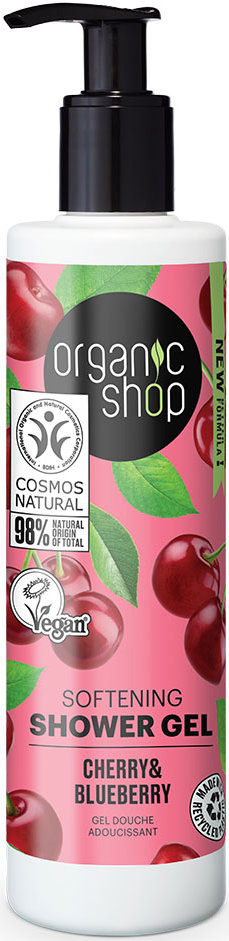 Organic Shop Softening Shower Gel Cherry & Blueberry 280ml