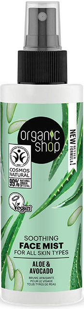 Organic Shop Soothing Face Mist Aloe & Avocado 150ml