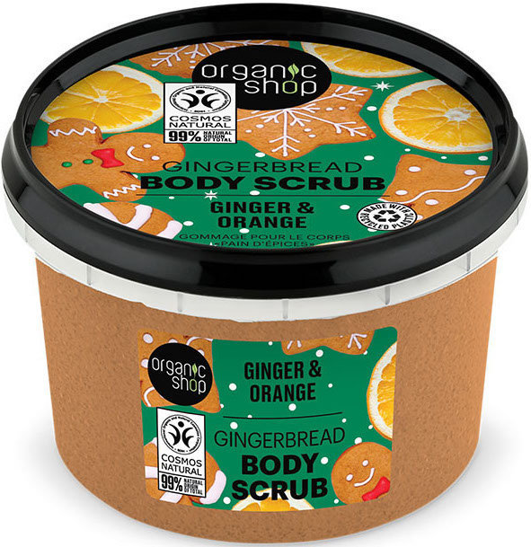 OS Christmas Gingerbread Body Scrub Ginger & Orange 250ml
