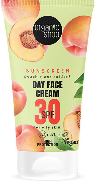 OS Peach Sunscreen Day Face Cream SPF30 Oily Skin 50ml OS Peach Sunscreen Day Face Cream SPF30 Oily Skin 50ml