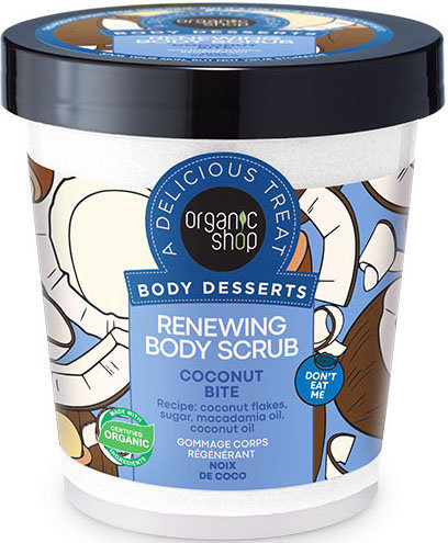 Organic Shop Body Desserts Scrub Coconut Bite 450ml