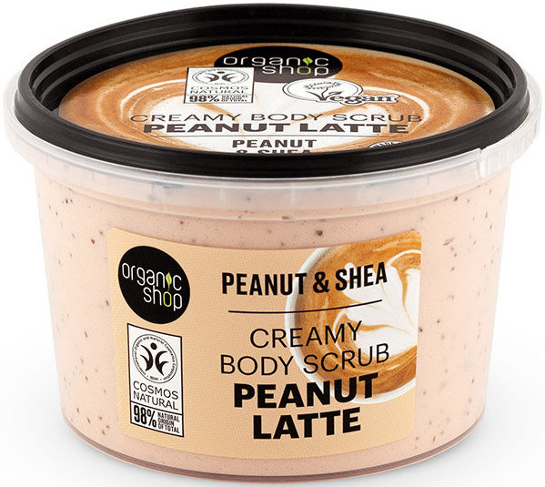 O.S Peanut Latte Creamy Body Scrub Peanut & Shea 250ml