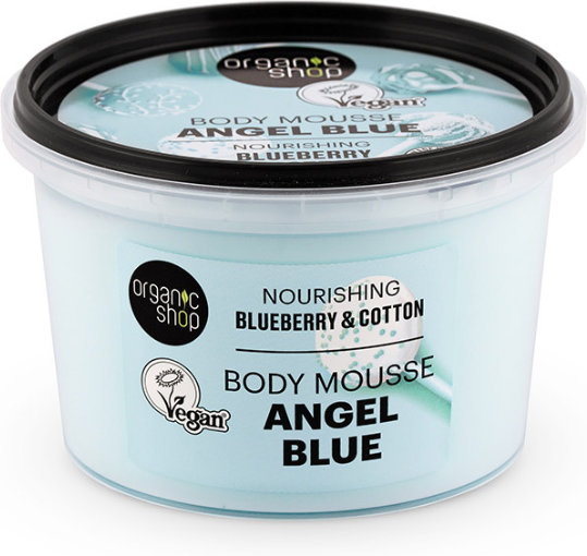 O.S Angel Blue Body Mousse Nourishing Blueberry+Cotton 250ml