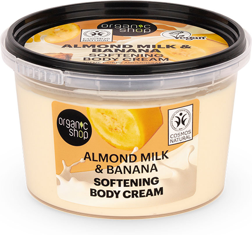 Organic Shop Κρέμα Σώματος με Αμύγδαλο & Μπανάνα 250ml