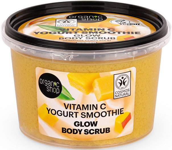 Organic Shop Vitamin C Yogurt Smoothie Glow Body Scrub 250ml