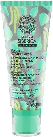 Natura Siberica Bereza Polar Face Gel Mask Oily Acne 100ml
