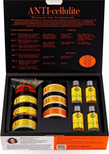 Natura Siberica Home Spa Set Anti-Cellulite Programm
