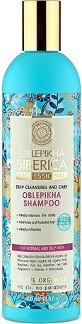 Natura Siberica Oblepikha Shampoo for Normal Oily Hair 400ml