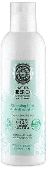 Natura Siberica Cleansing Fluid Dry & Sensitive Skin 200ml